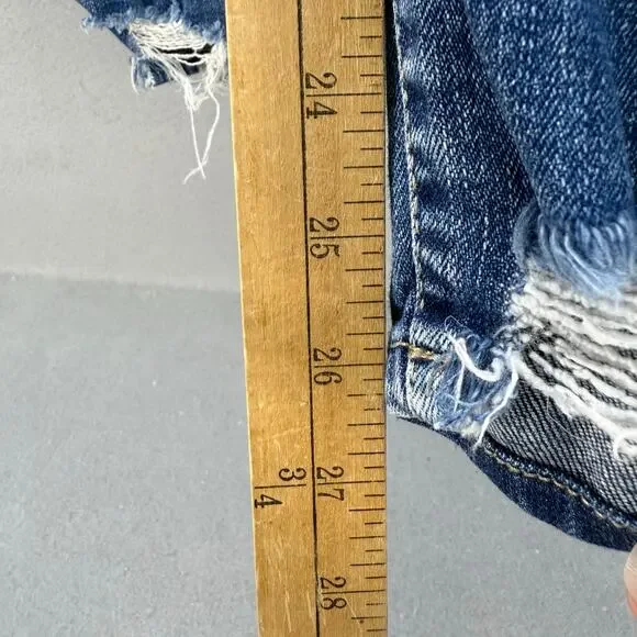 BKE Jeans Women's 25 (2) Blue Stella Mid-Rise Slim Fit Ankle Skinny Preppy - Picture 12 of 13